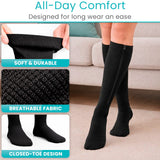 Zippered Compression Stockings- Pair