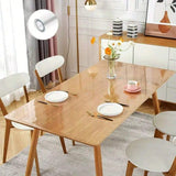 Clear Table Cover 1 mm PVC Tablecloth Waterproof Soft Glass 5x5 Feet