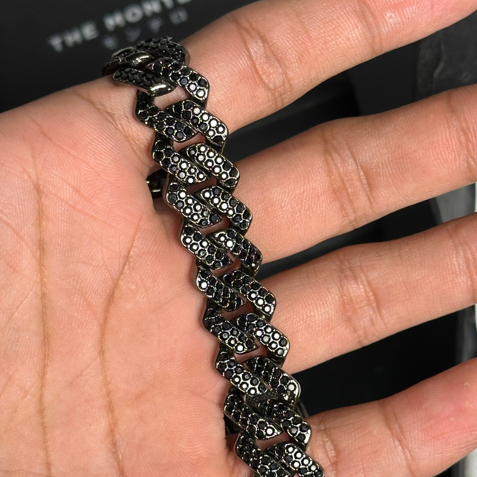 Black Iced Cuban Bracelet