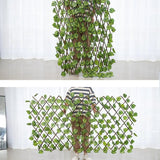 Leaf wooden terrace fence