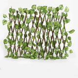Leaf wooden terrace fence