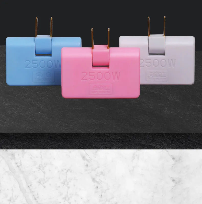 3 In 1 Rotating Wall Socket- Pack of 2