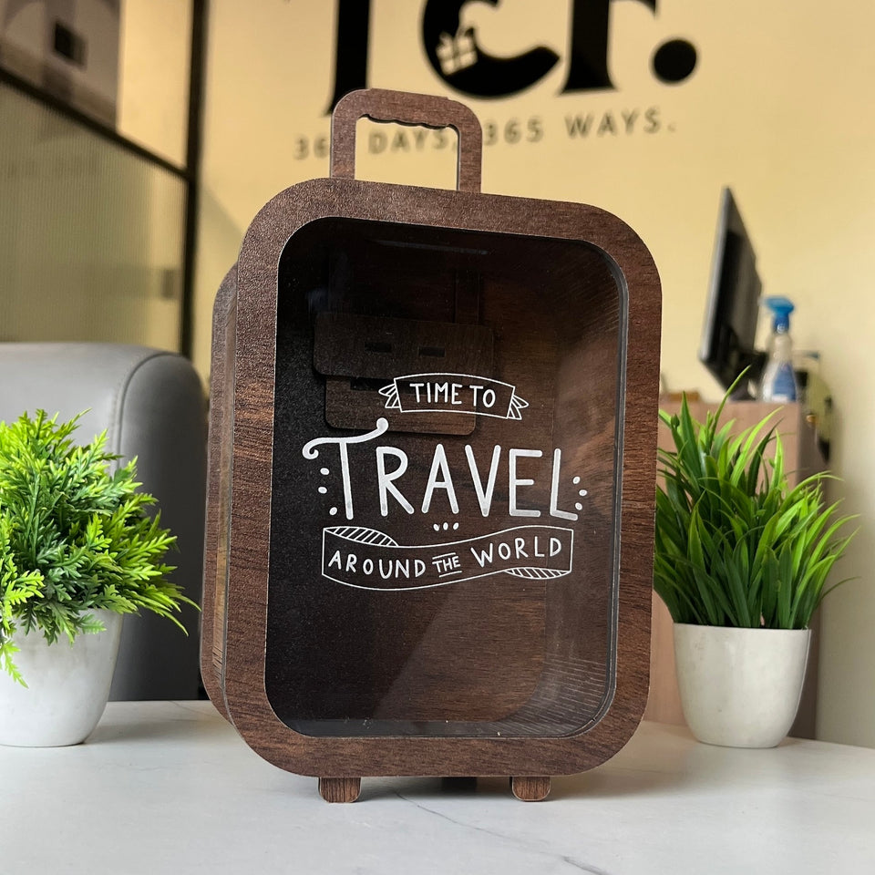 💰 Suitcase Piggy Bank