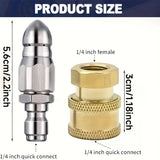 Pressure Washer Sewer Jet Nozzle