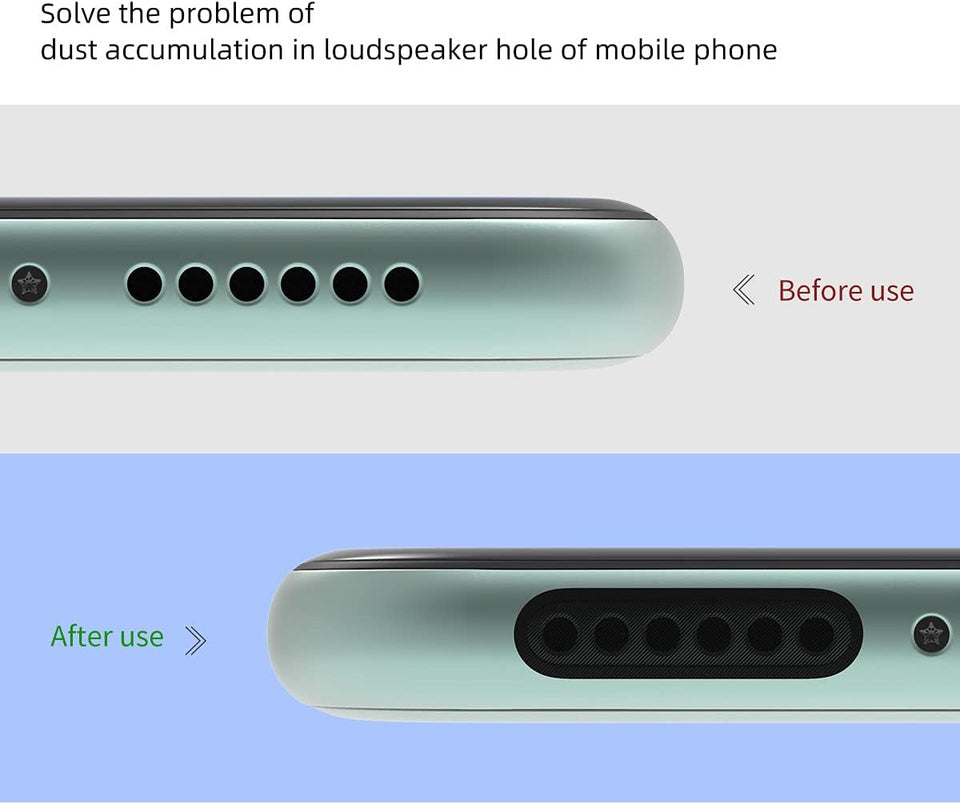 Mobile  Speaker Dust Cover Sticker pack of 10 pcs