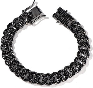 Black Iced Cuban Bracelet