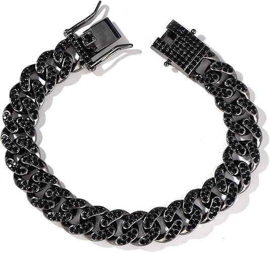Black Iced Cuban Bracelet
