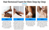 NNQ Hair Removal Spray for Sensitive Skin, Gentle Depilatory Foam for Women & Men