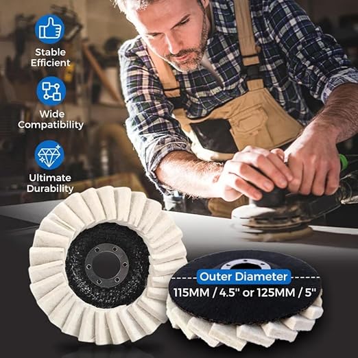 Wool Felt Flap Polishing Disc