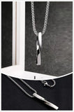 Twisted Vertical Bar Pendant