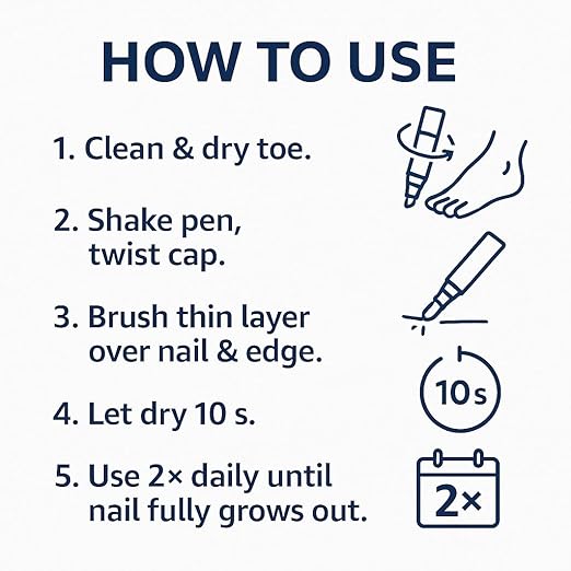 Toenail Fungus Treatment Pen for Damaged Nails