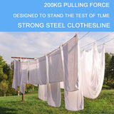 20 Meter PVC Coated Steel Anti-Rust Wire Rope Washing Line Clothesline