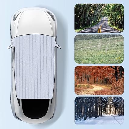 Windshield Cover for Snow, Reflective Ice Removal Sunshade