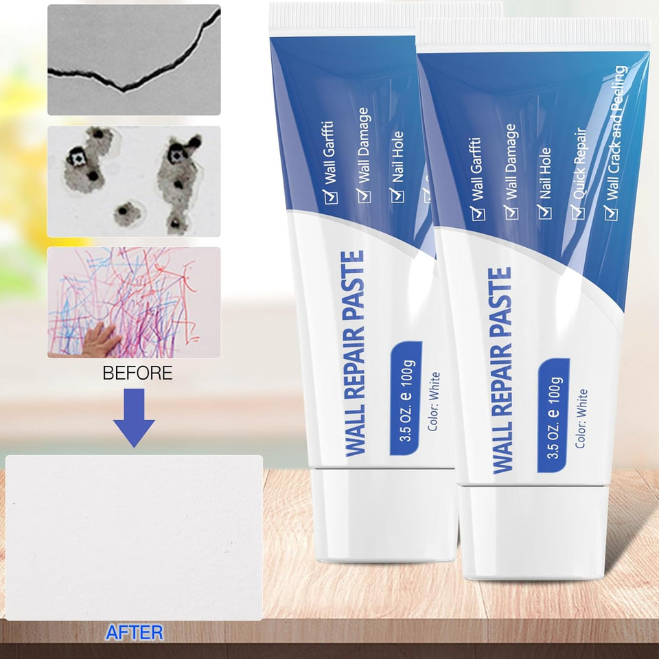 SEISSO Drywall Repair Kit – Spackle with Scraper for Wall Hole & Crack Repair