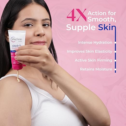 Strechmin Stretch Mark Cream for Women with Vitamin E