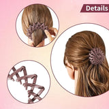 Lazy Bird's Nest Plate Hairpin- Pack of 2