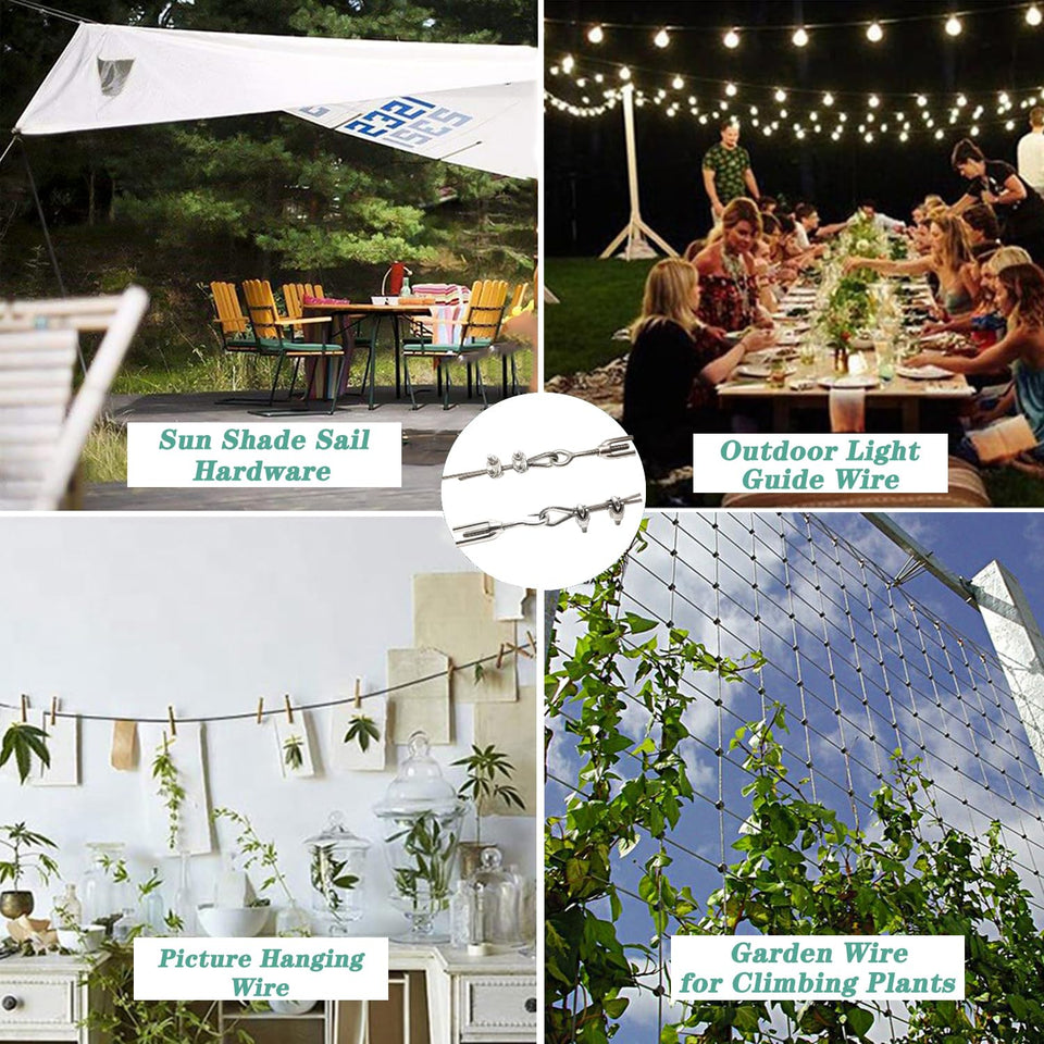 20 Meter Multi Purpose Stainless Steel Clothline Rope