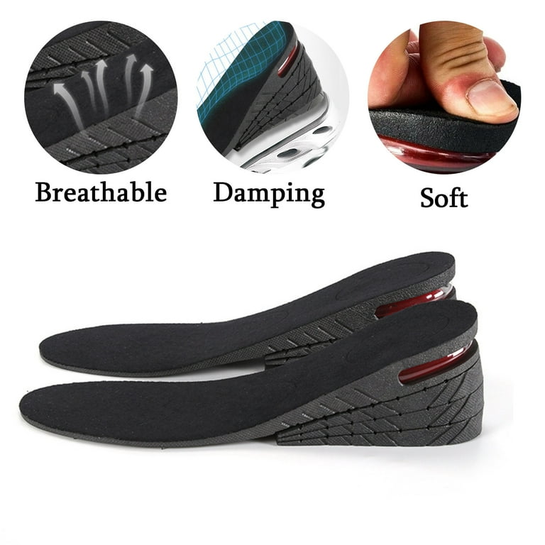 Height Increasing Insoles Air Cushion Heel Inserts for Men Women
