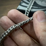 Silver Diamond Cut Cuban Neck Chain