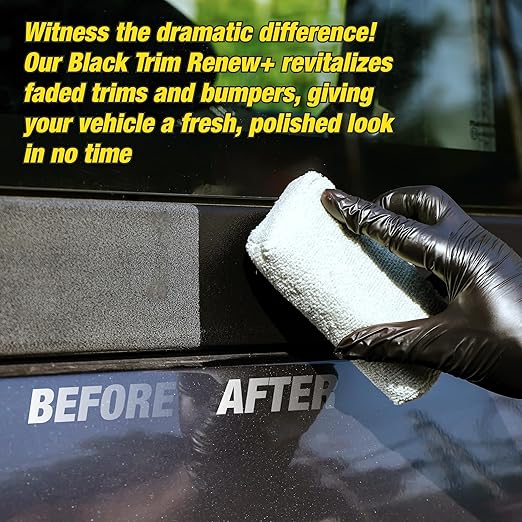 Black Trim Renew Revives Faded Exterior Trim & Bumpers