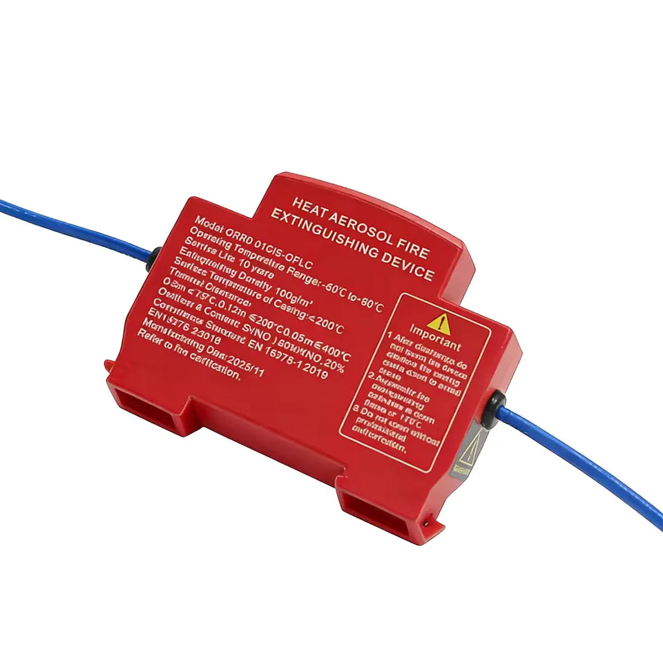 Heat Activated Aerosol Fire Suppression DIN Rail Mount