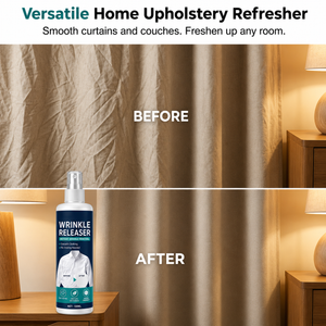 Instant Wrinkle Release – No Iron, Travel-Ready, Static-Free & Fresh