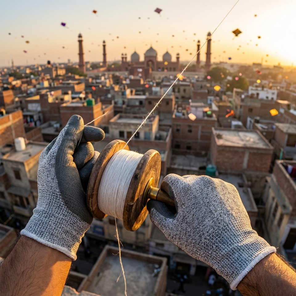 Anti-Cut Safety Gloves for Basant ( Shauq Pura, Haath Mehfooz )