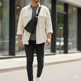 Modern Leather Crossbody Sling Bag