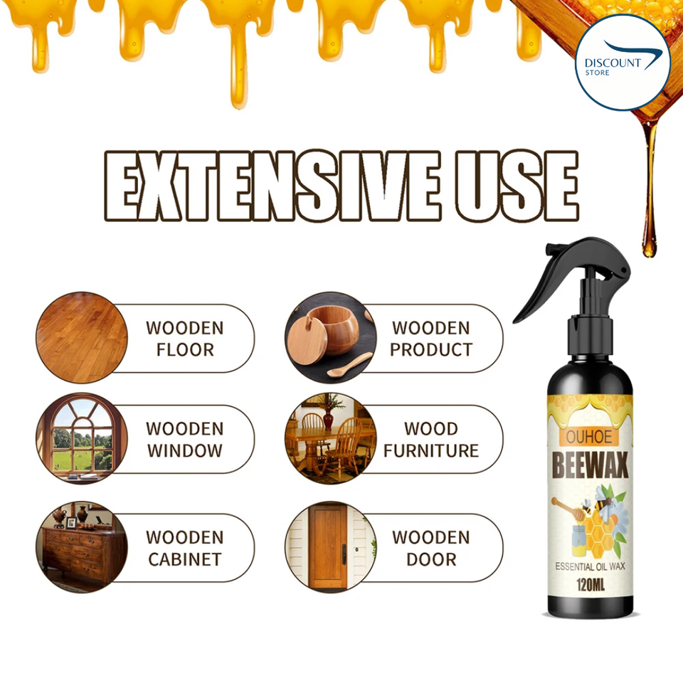 IMPORTED Natural Beeswax Furniture Polish Spray
