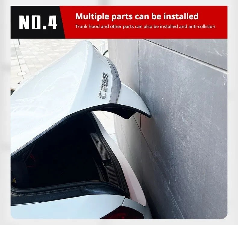 Durable Auto Universal Car Door Edge Black- 4 doors complete set