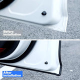 Durable Auto Universal Car Door Edge Black- 4 doors complete set