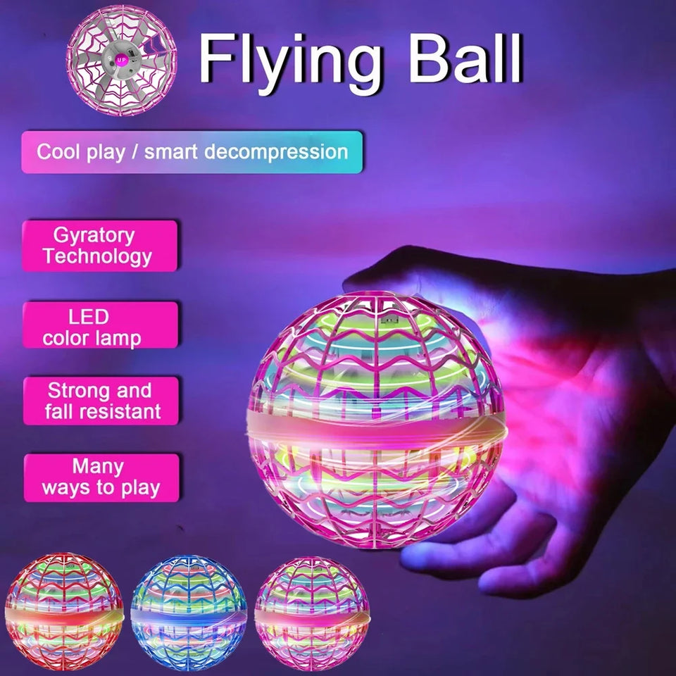 Boomerang LED Ball | Sensor Hover | Auto-Return | Kid Safe