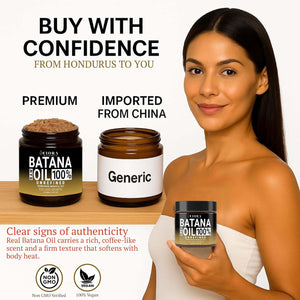 Raw Batana Oil 100% Pure from Honduras - for Hair Growth