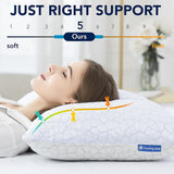 Cooling Shredded Memory Foam Pillows Adjustable Loft