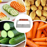 Stainless Steel Crinkle Cutter