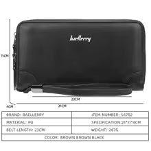Weixier Long Round Zipper Wallet for Men & Women