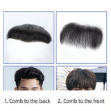 Men’s frontal stick-on hairline with natural human hair (Brand – Anemone)