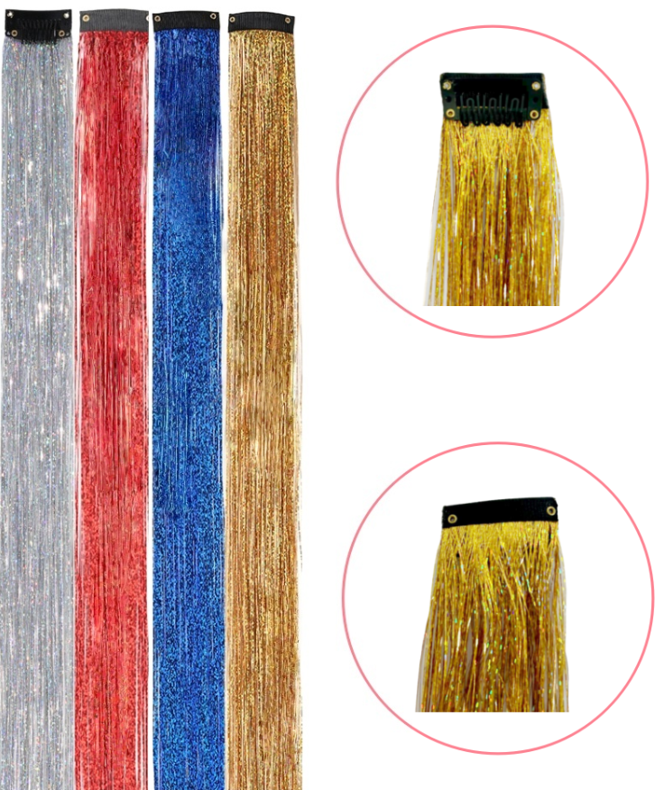 Colorful Hair Glitter Tinsel Kit