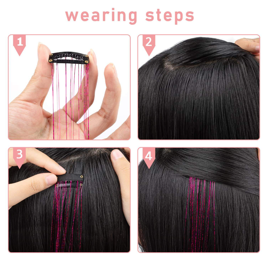 Colorful Hair Glitter Tinsel Kit