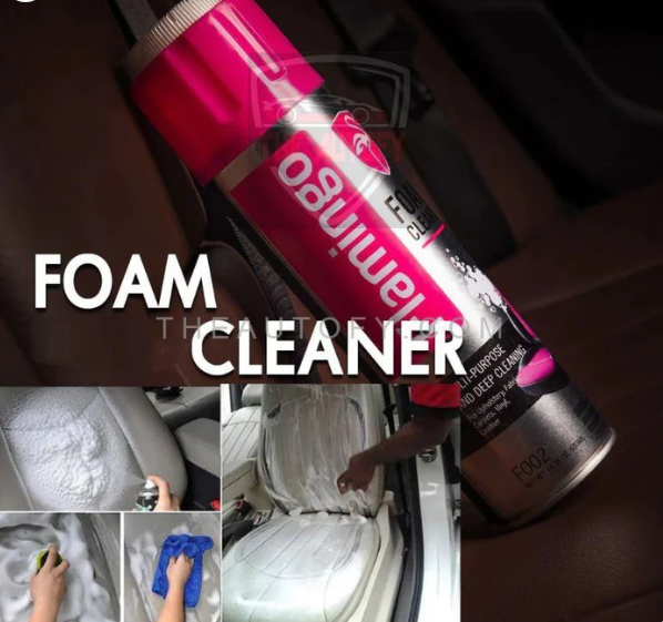 FLAMINGO Multi-Purpose Foam Leather & Engine Degreasering Cleaner