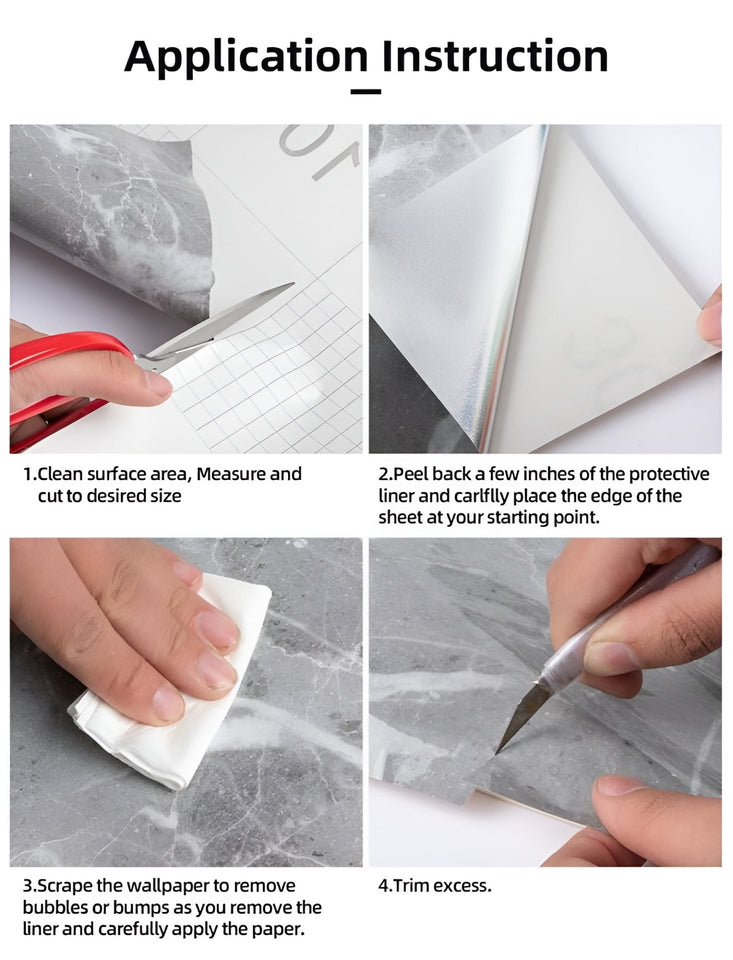 Waterproof & Heat Resistant Marble Sheet (size 60x200 CM)