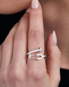 Stethoscope Enamel Ring