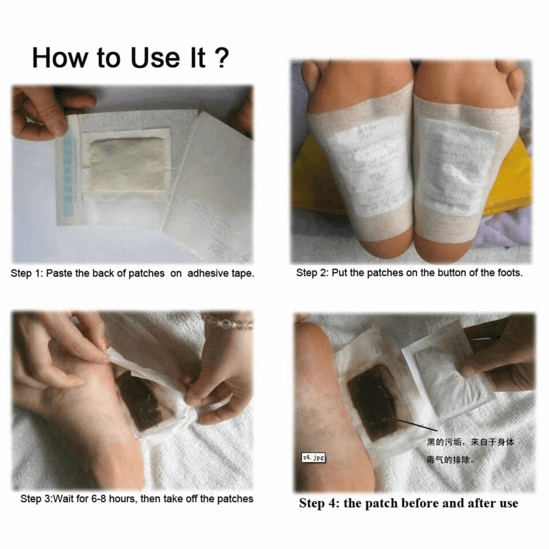 Kinoki Premium Natural Foot Patches(Pack Of 10)