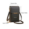 Premium PU Leather Crossbody Mobile Phone Bag with Card Slots