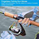 Uxcell Breathable Fingerless Fishing Gloves