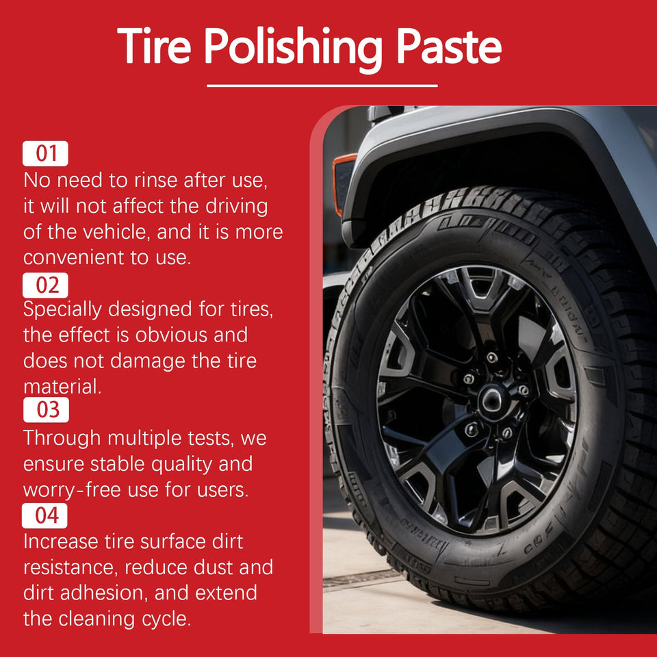 Tire Maintenance Anti-Crack Portable Polishing Care Cream