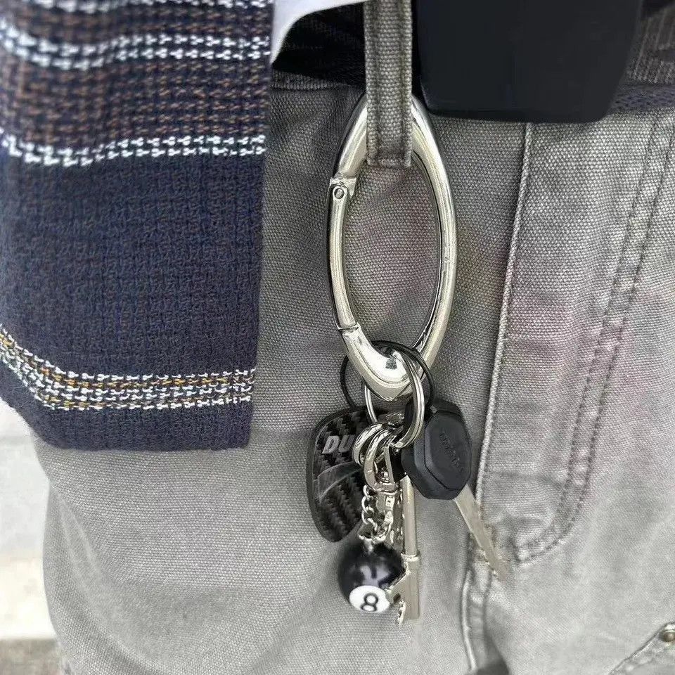 Star Sparkle Oval keychain