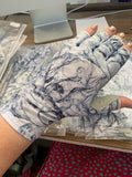 Uxcell Breathable Fingerless Fishing Gloves