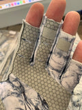 Uxcell Breathable Fingerless Fishing Gloves