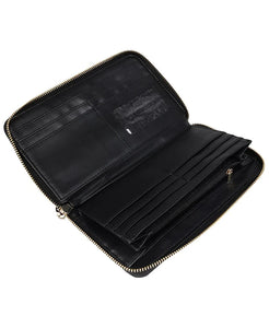 Weixier Long Round Zipper Wallet for Men & Women